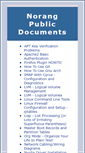 Mobile Screenshot of doc.norang.ca